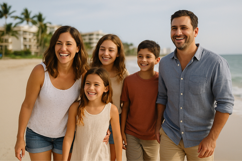 Vacaciones en familia